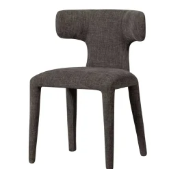 Wohnen Designstühle in Dunkelbraun Stoff - Mestecan (2er Set)