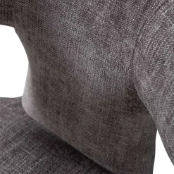 Wohnen Designstühle in Dunkelbraun Stoff - Mestecan (2er Set)