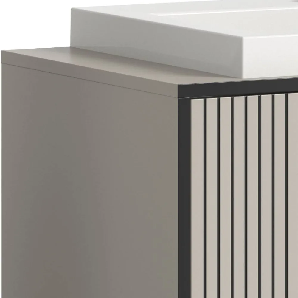 Wohnen Design-Waschtisch mit Aufsatzwaschbecken - Xena