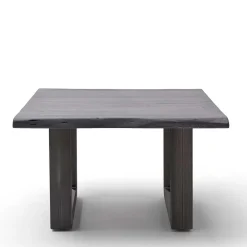 Wohnen Loft Möbel|Industrial Möbel*Design-Wohnzimmertisch mit grauer Holzplatte - Flaciona