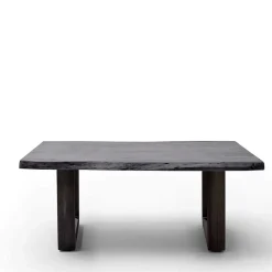 Wohnen Loft Möbel|Industrial Möbel*Design-Wohnzimmertisch mit grauer Holzplatte - Flaciona