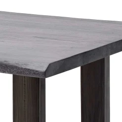 Wohnen Loft Möbel|Industrial Möbel*Design-Wohnzimmertisch mit grauer Holzplatte - Flaciona