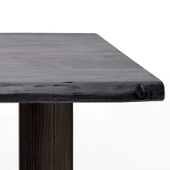 Wohnen Loft Möbel|Industrial Möbel*Design-Wohnzimmertisch mit grauer Holzplatte - Flaciona