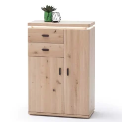 Wohnen Dielen Einrichtung in Eiche Bianco - Arkadiuz (fünfteilig)