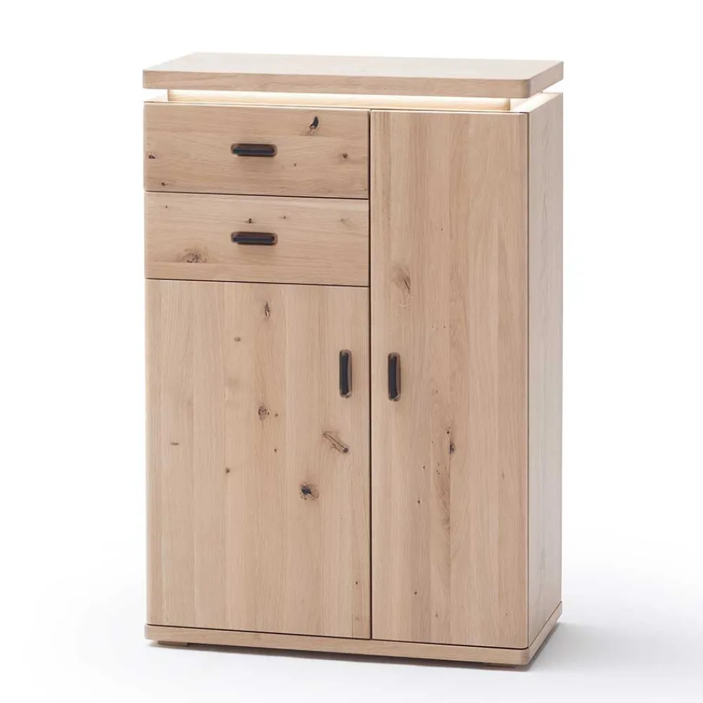 Wohnen Dielen Einrichtung in Eiche Bianco - Arkadiuz (fünfteilig)