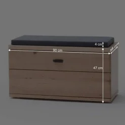 Wohnen Dielen Einrichtung in Eiche Bianco - Arkadiuz (fünfteilig)