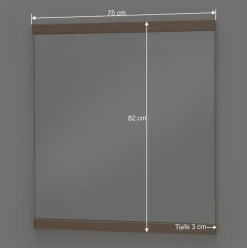 Wohnen Dielen Einrichtung in Eiche Bianco - Arkadiuz (fünfteilig)