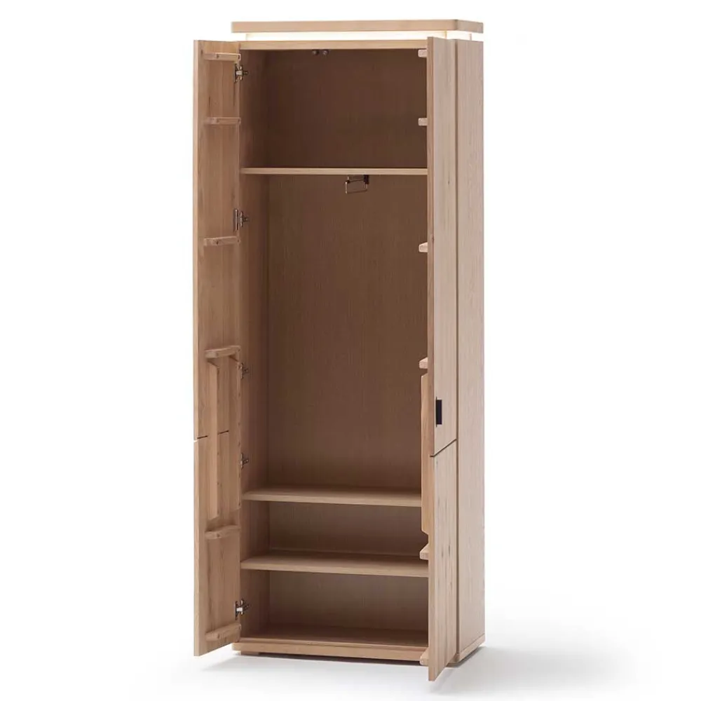 Wohnen Dielen Einrichtung in Eiche Bianco - Arkadiuz (fünfteilig)