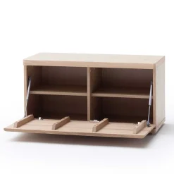 Wohnen Dielen Einrichtung in Eiche Bianco - Arkadiuz (fünfteilig)