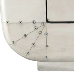 Wohnen Dielen Möbel aus Aluminium poliert - Pilot (fünfteilig)