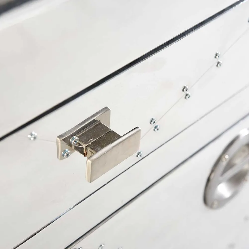 Wohnen Dielen Möbel aus Aluminium poliert - Pilot (fünfteilig)