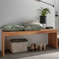 Wohnen Dielenbank aus Massivholz Buche - Shimousa