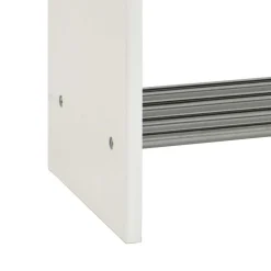 Wohnen Dielenbank Curelino in Weiß Grau