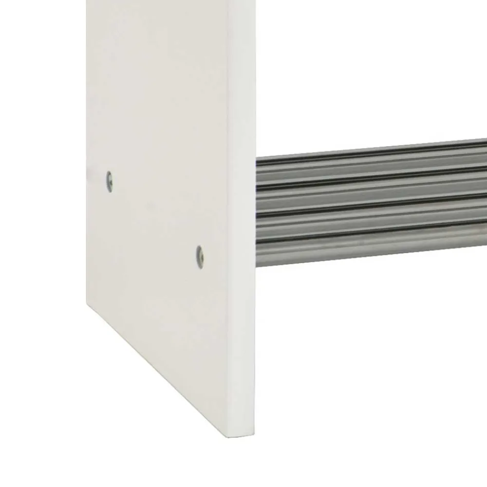 Wohnen Dielenbank Curelino in Weiß Grau