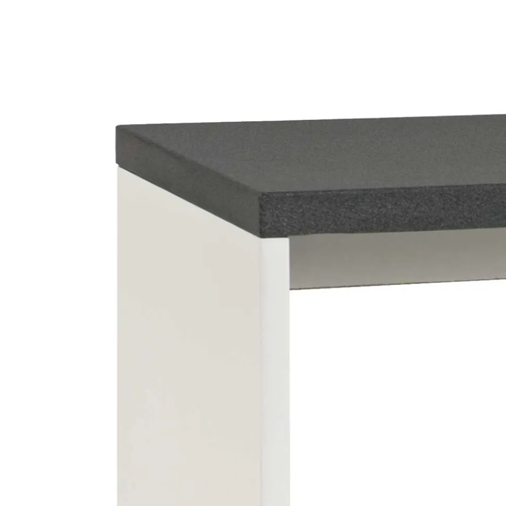 Wohnen Dielenbank Curelino in Weiß Grau