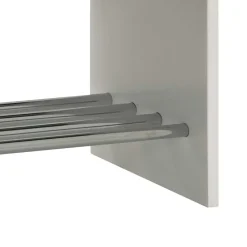 Wohnen Dielenbank Curelino in Weiß Grau