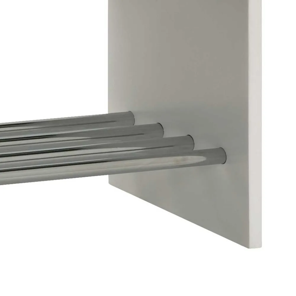 Wohnen Dielenbank Curelino in Weiß Grau