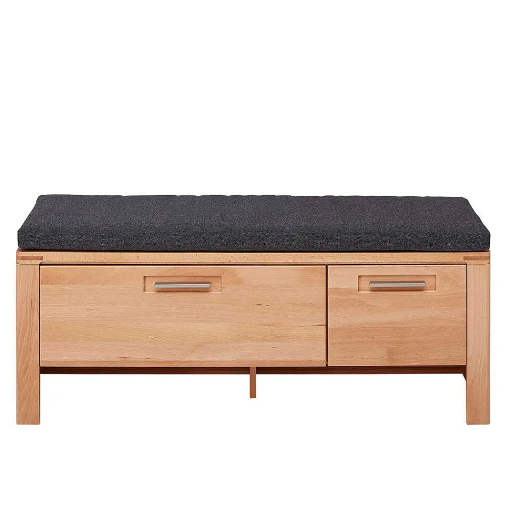 Wohnen Dielenbank mit Schublade und Klappe - Viktorion