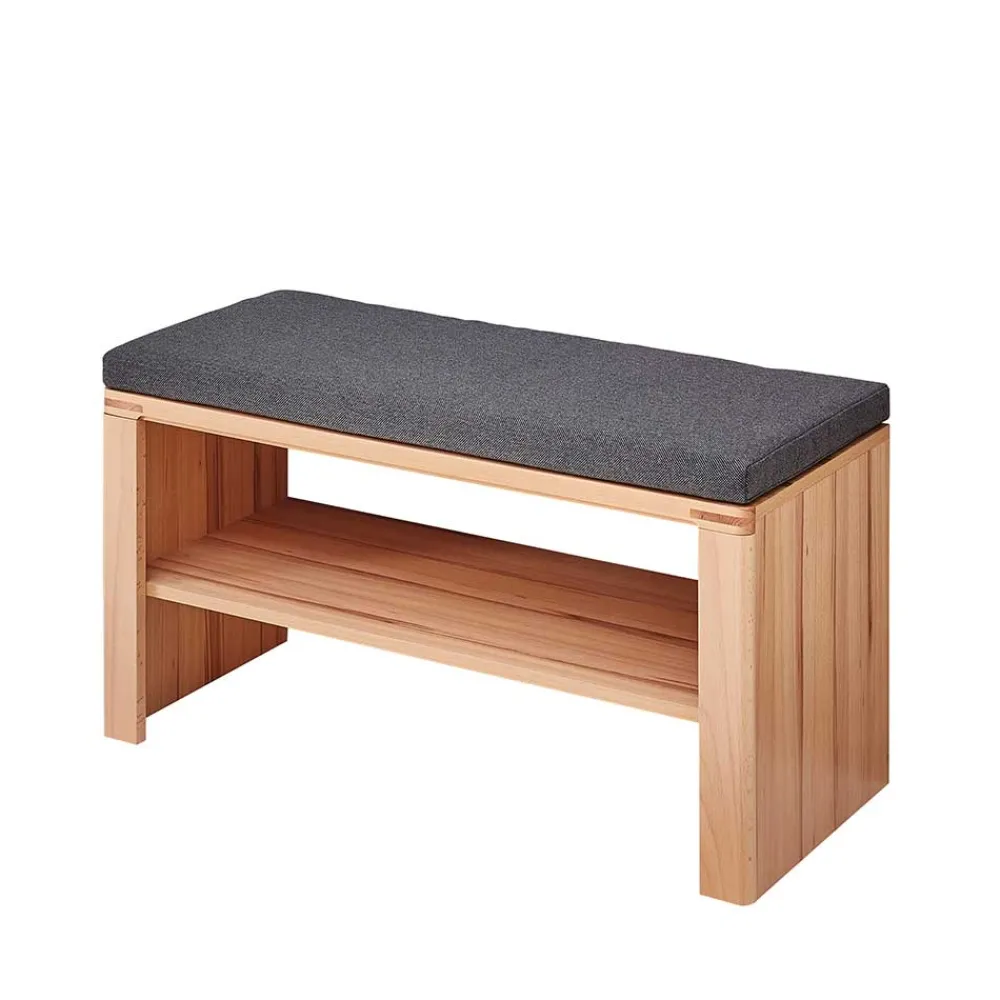 Wohnen Dielenbank mit Schuhablage in Kernbuche - Viktorion
