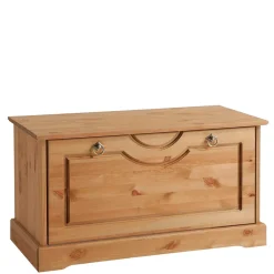 Wohnen Dielenbank mit Schuhklappe aus Massivholz - Edranov