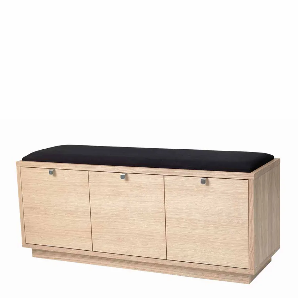 Wohnen Dielenbank Vaxos mit Eiche Furnier