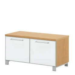 Wohnen Dielenbank Wynoca mit Weißglas