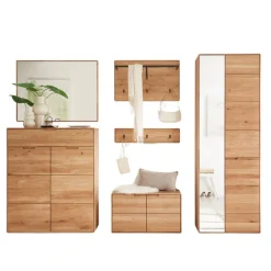 Wohnen Dieleneinrichtung Möbelset aus Wildeiche - Darcona (sechsteilig)