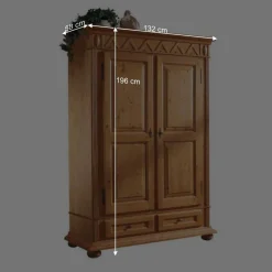 Wohnen Garderobenschränke*Dielenkleiderschrank Terezza aus Fichte massiv