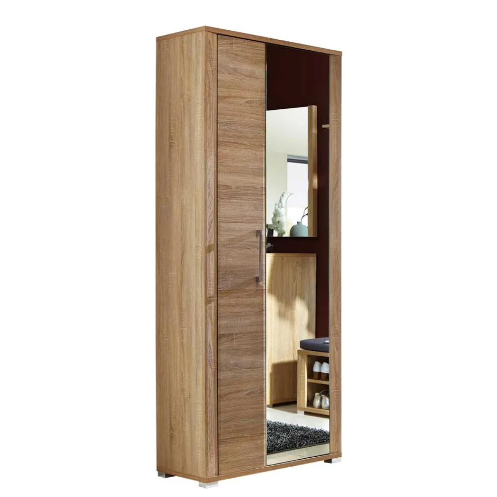 Wohnen Garderobenschränke*Dielenkleiderschrank Xesta in Sonoma Eiche