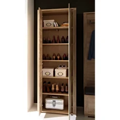 Wohnen Garderobenschränke*Dielenkleiderschrank Xesta in Sonoma Eiche