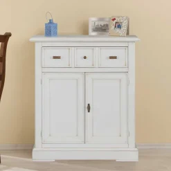 Wohnen Sideboards & Kommoden|Küchenschränke*Dielenkommode in Antikweiß - Annot