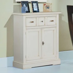 Wohnen Sideboards & Kommoden|Küchenschränke*Dielenkommode in Antikweiß - Annot