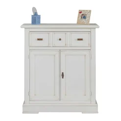 Wohnen Sideboards & Kommoden|Küchenschränke*Dielenkommode in Antikweiß - Annot