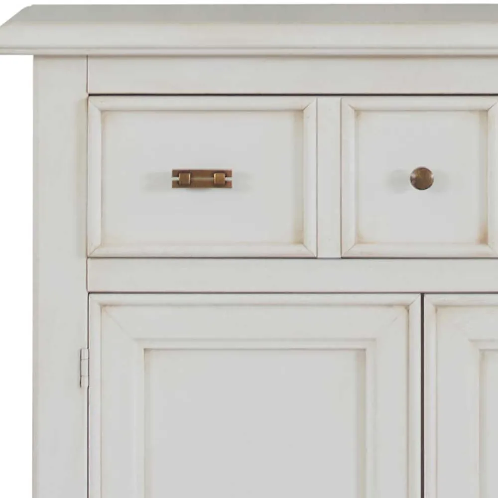 Wohnen Sideboards & Kommoden|Küchenschränke*Dielenkommode in Antikweiß - Annot