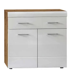 Wohnen Dielenkommode in Weiß Hochglanz - Laurela