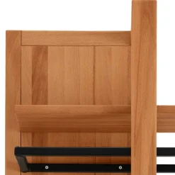 Wohnen Dielenmöbel aus Kernbuche & Eisen - Dimphi (vierteilig)