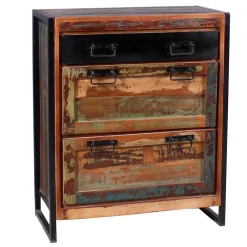 Wohnen Dielenmöbel im Shabby Chic Set - Ensley (fünfteilig)