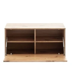 Wohnen Dielenmöbel Kombination in Wildeiche - Vapposia (vierteilig)