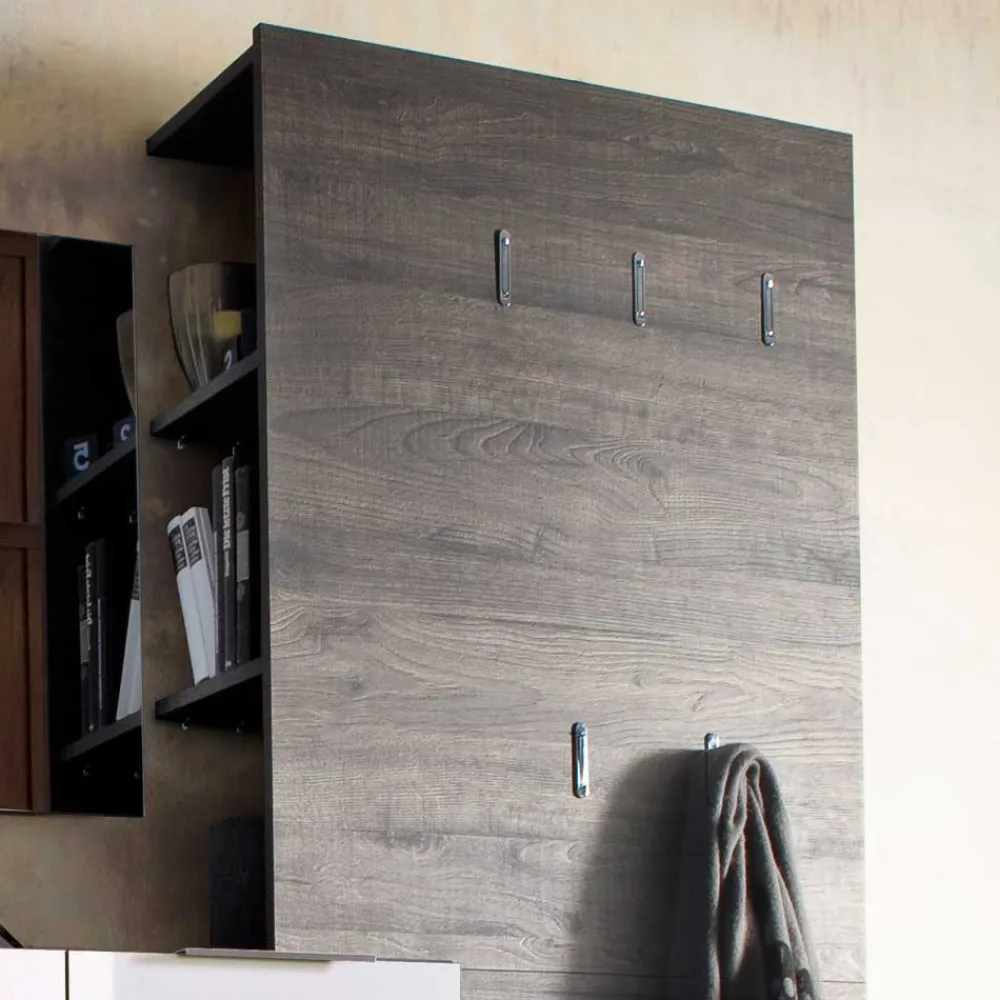 Wohnen Dielenmöbel Satumare in Braun Wenge Dekor (dreiteilig)