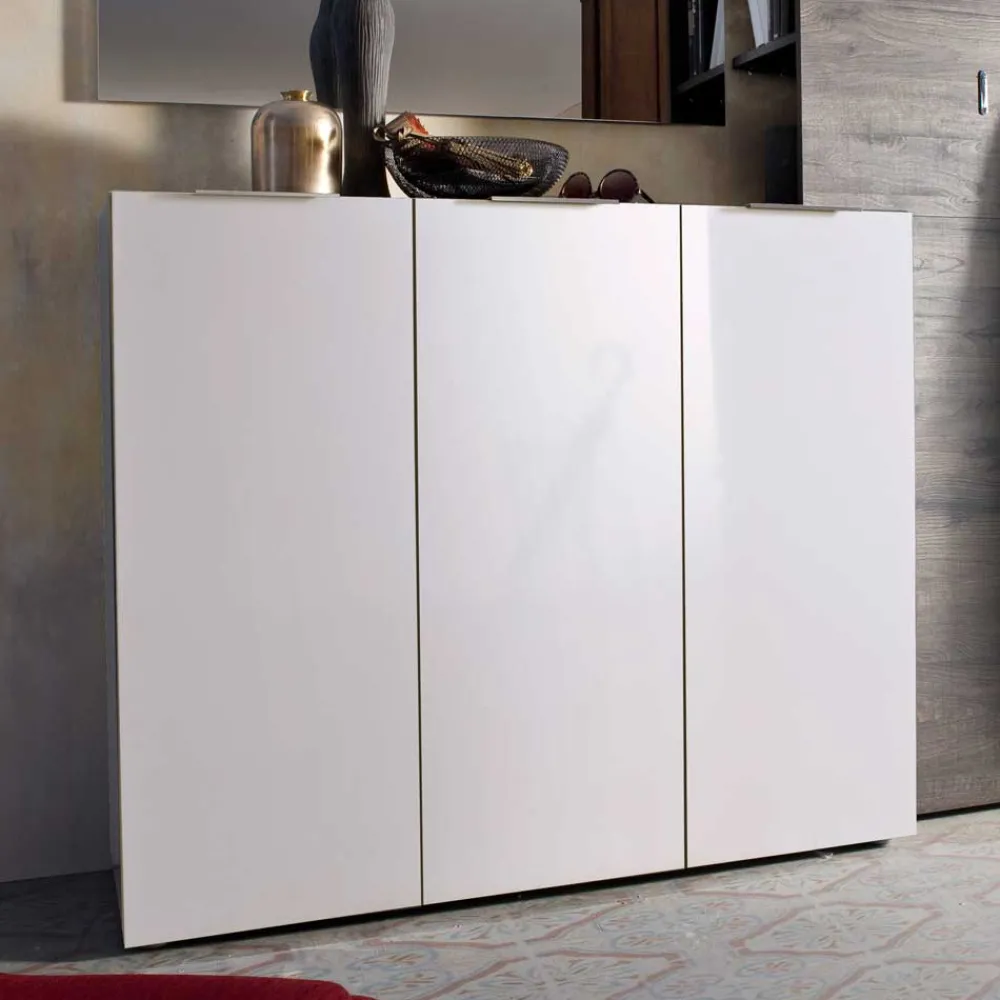 Wohnen Dielenmöbel Satumare in Braun Wenge Dekor (dreiteilig)