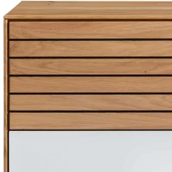 Wohnen Dielenmöbel Set aus Asteiche Massivholz - Zonga (dreiteilig)