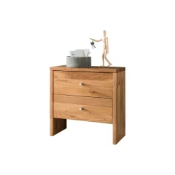 Wohnen Dielenmöbel Set Delvestra aus Wildeiche Massivholz (vierteilig)