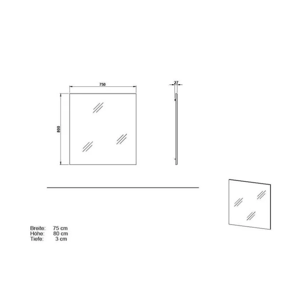 Wohnen Dielenmöbel Set zweifarbig - Bien (dreiteilig)