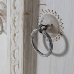 Wohnen Garderobenschränke*Dielenschrank in Mangoholz White Wash - Intiatos