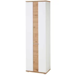 Wohnen Garderobenschränke*Dielenschrank in Weiß & Wildeiche - 2-türig - Symbrosia