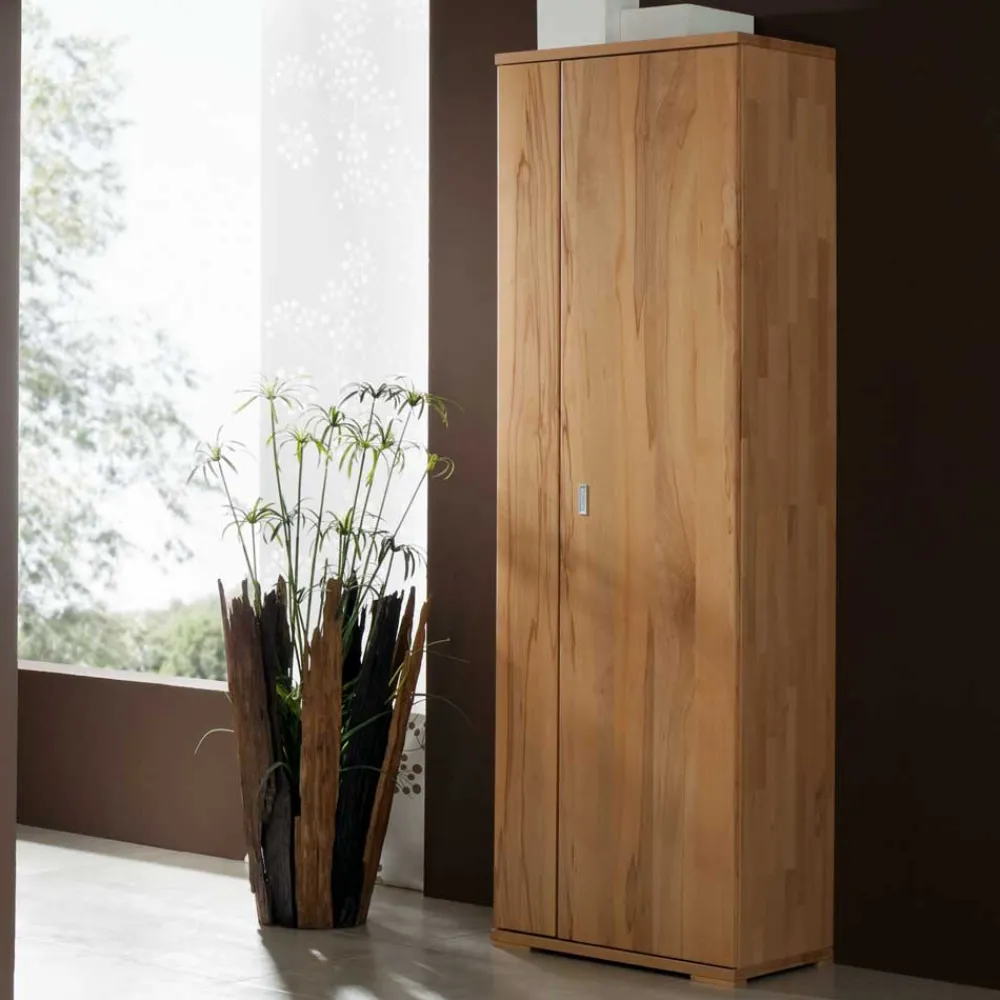 Wohnen Garderobenschränke*Dielenschrank Wislama aus Kernbuche Massivholz