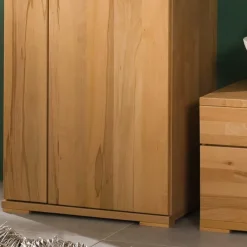 Wohnen Garderobenschränke*Dielenschrank Wislama aus Kernbuche Massivholz