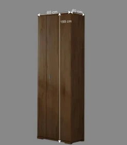 Wohnen Garderobenschränke*Dielenschrank Wislama aus Kernbuche Massivholz