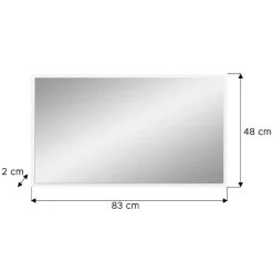 Wohnen Spiegel|Flurspiegel*Dielenspiegel in Weiß - Davos