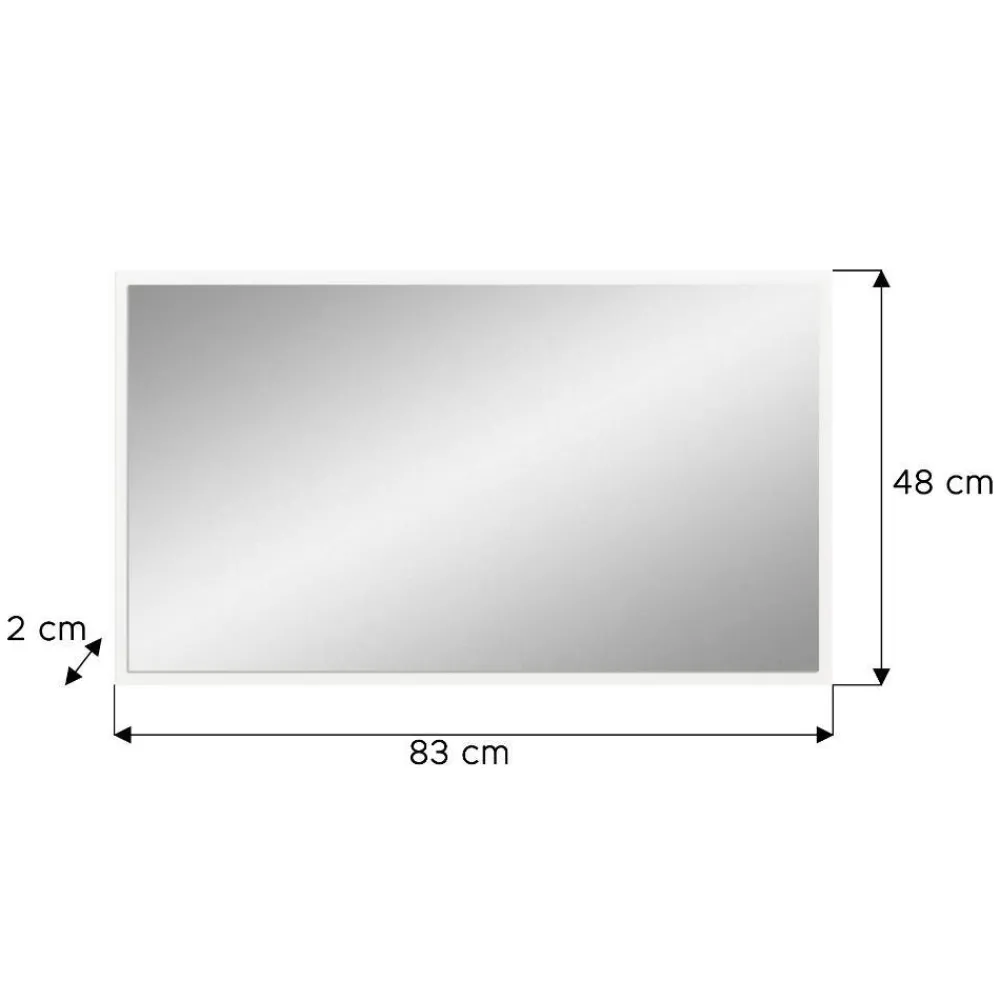 Wohnen Spiegel|Flurspiegel*Dielenspiegel in Weiß - Davos